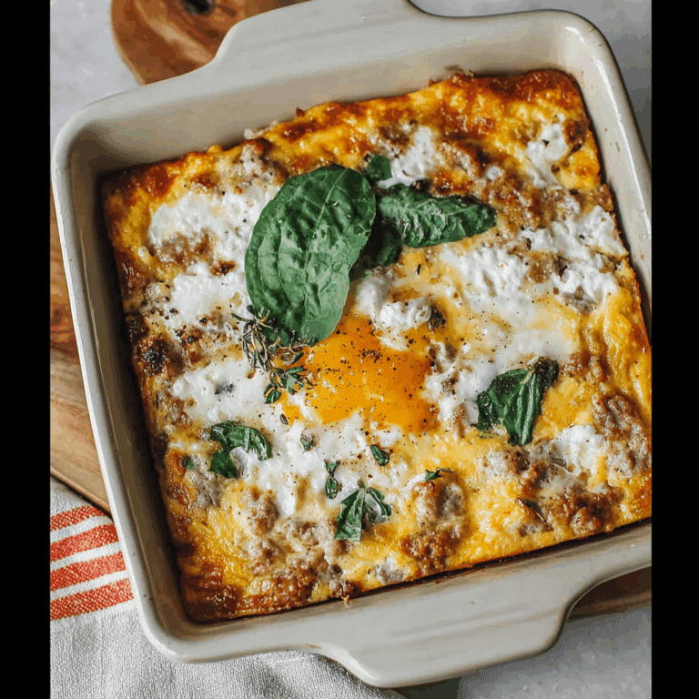 Turkey and Egg Breakfast Casserole