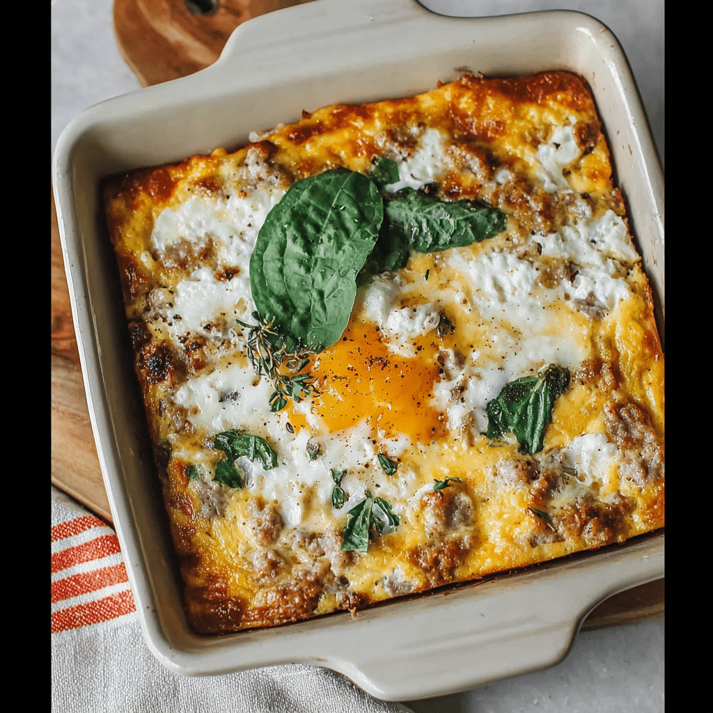 Turkey and Egg Breakfast Casserole