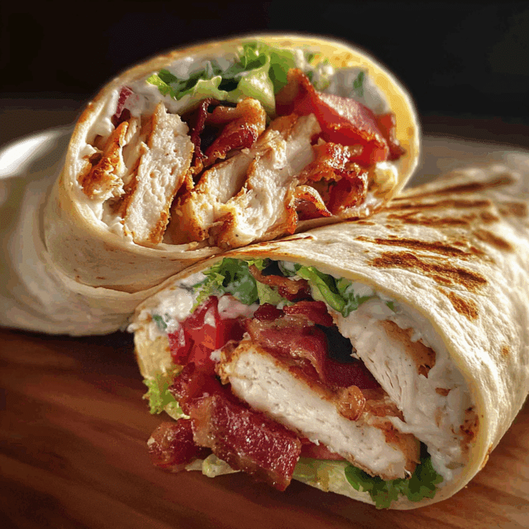 Bacon Chicken Ranch Wrap