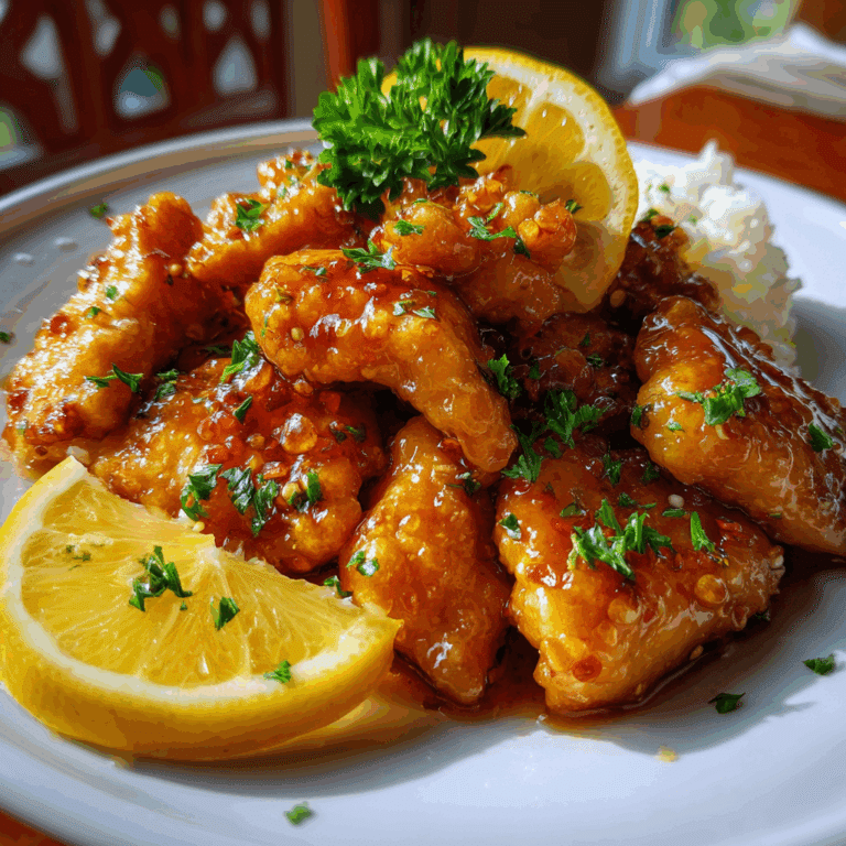 Chinese Lemon Chicken