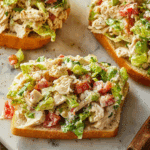 Chopped Chicken Caesar Salad Sandwiches