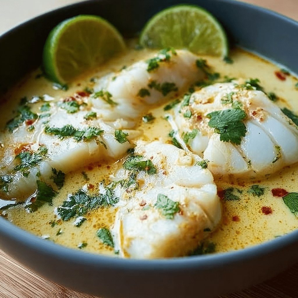 Coconut Lime Fish Soup