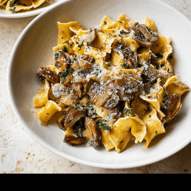 Garlic Mushroom Pasta