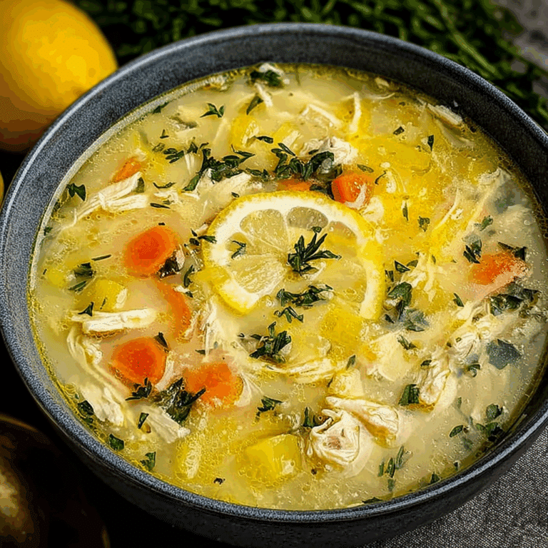 Greek Lemon Chicken Soup