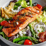 Grilled Summer Salmon Salad