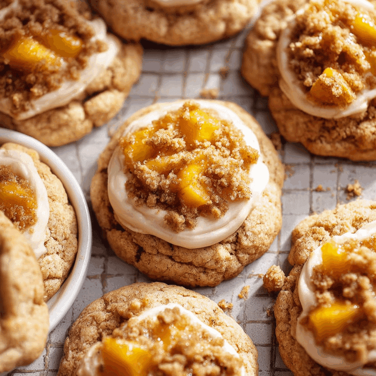Peach Cobbler Cookies