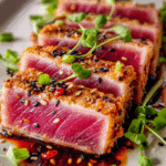 Seared Ahi Tuna Steaks