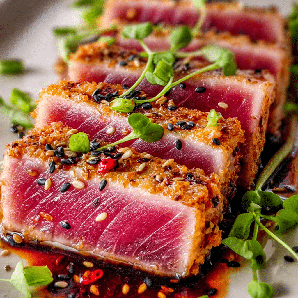 Seared Ahi Tuna Steaks
