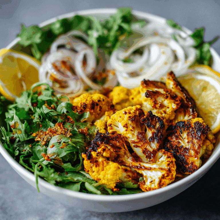 Turmeric & Lemon Cauliflower Bowl