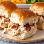 Chicken Bacon Ranch Sliders: Easy Maple-Glazed Hawaiian Rolls