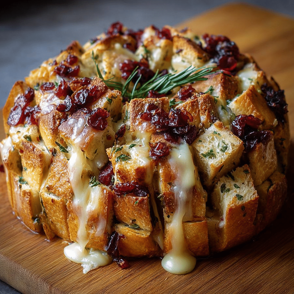 Cranberry Brie Pull-Apart Bread Bites