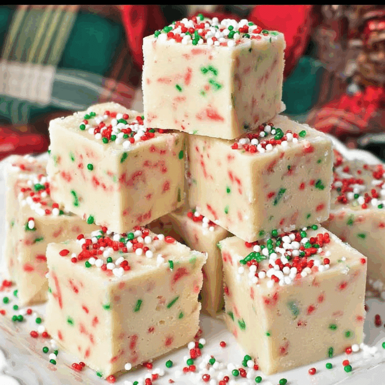 Easy Sugar Cookie Christmas Fudge