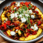 Goat Cheese Polenta with Roasted Ratatouille