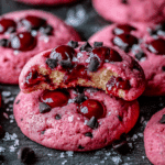 Heavenly Maraschino Cherry Chocolate Chip Cookies