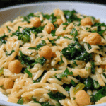 Leek, Pea & Spinach Orzo
