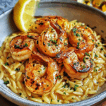 Lemon Shrimp Orzo
