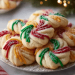 Twisted Christmas Cookies with Almond & Citrus Icing | BiteTide