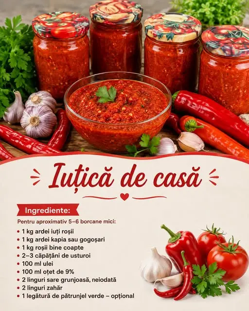 rețetă iuțică de casă tradițională