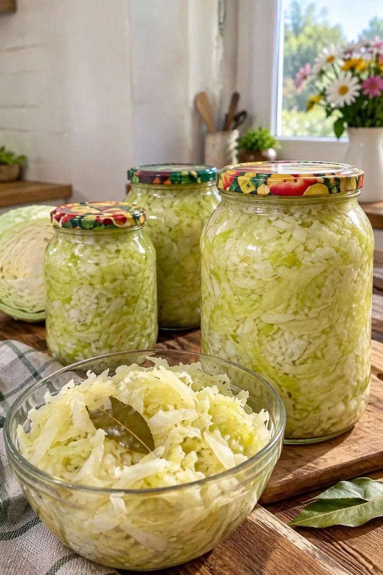 Varză murată în suc propriu
