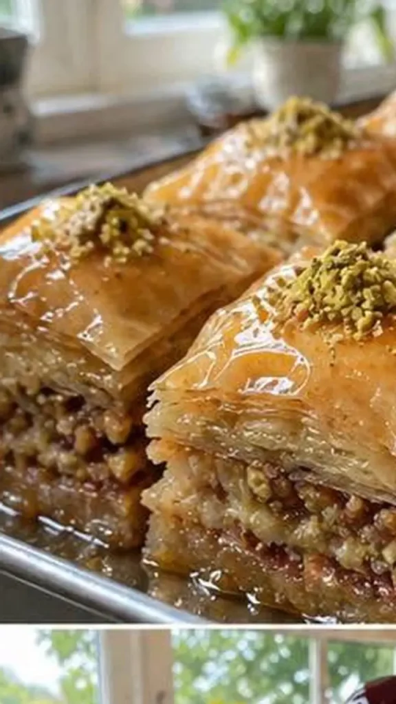 Revani, Baclava, Savarine