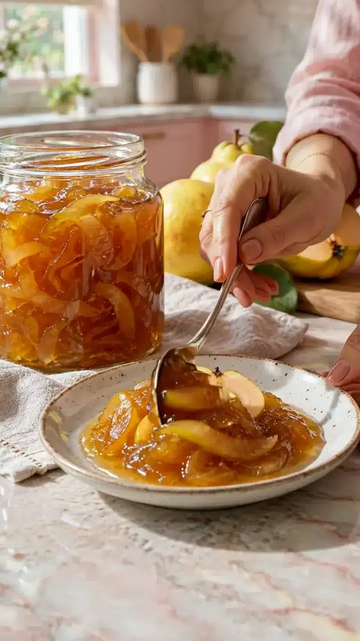rețetă gem de gutui transparent