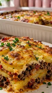 Musaca de cartofi cu carne