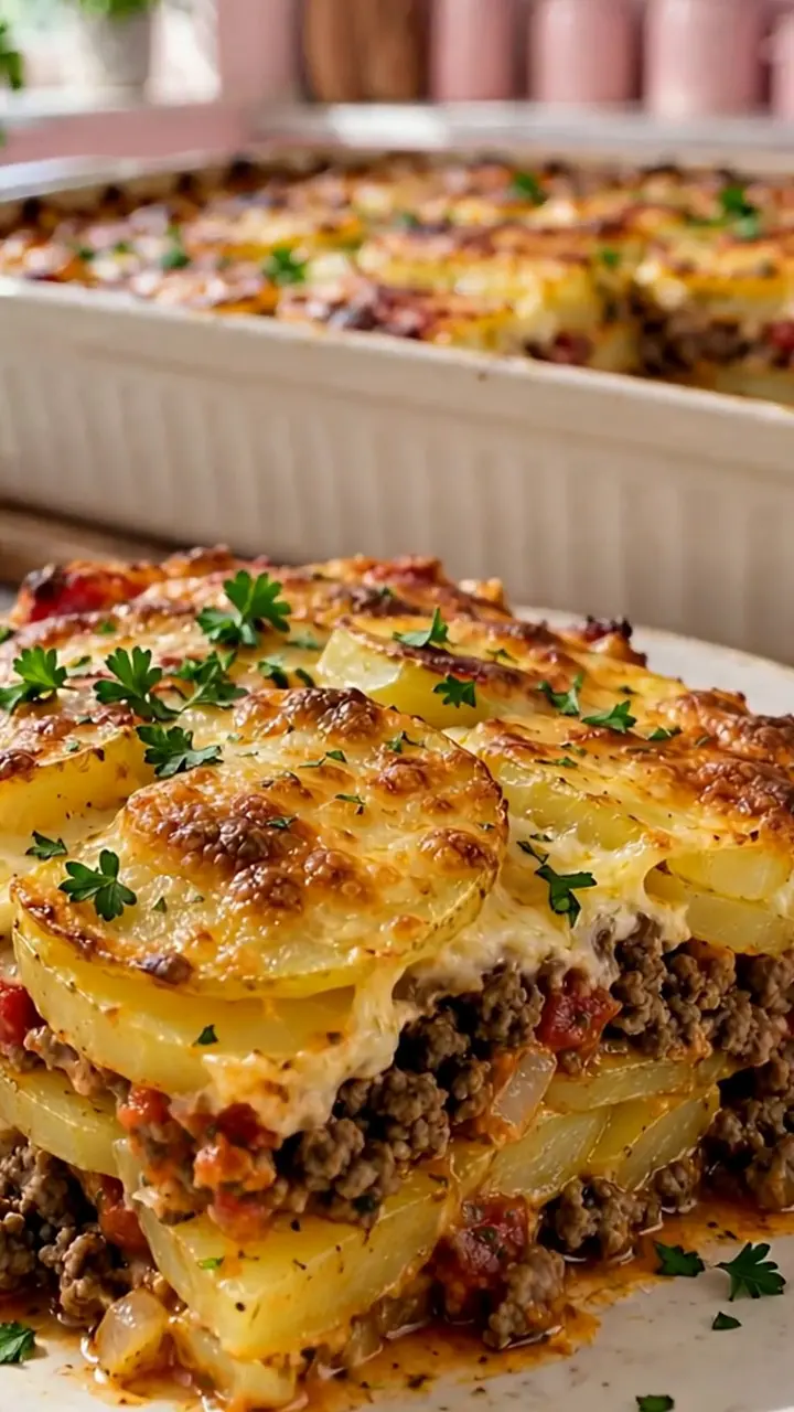 rețetă musaca de cartofi carne