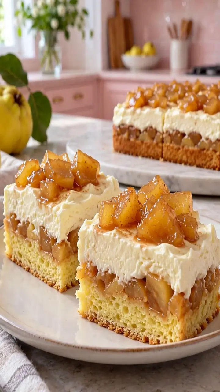rețetă prăjitură cu gutui mascarpone