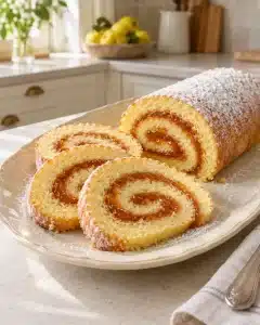 Ruladă cu gem de gutui